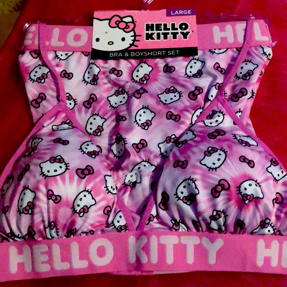 Large bra/boy short set
